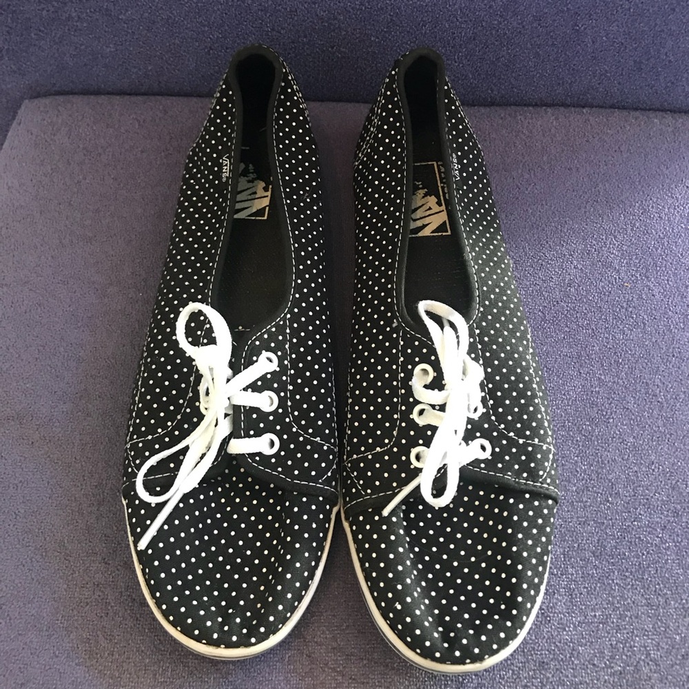 Black Polkadot Vans